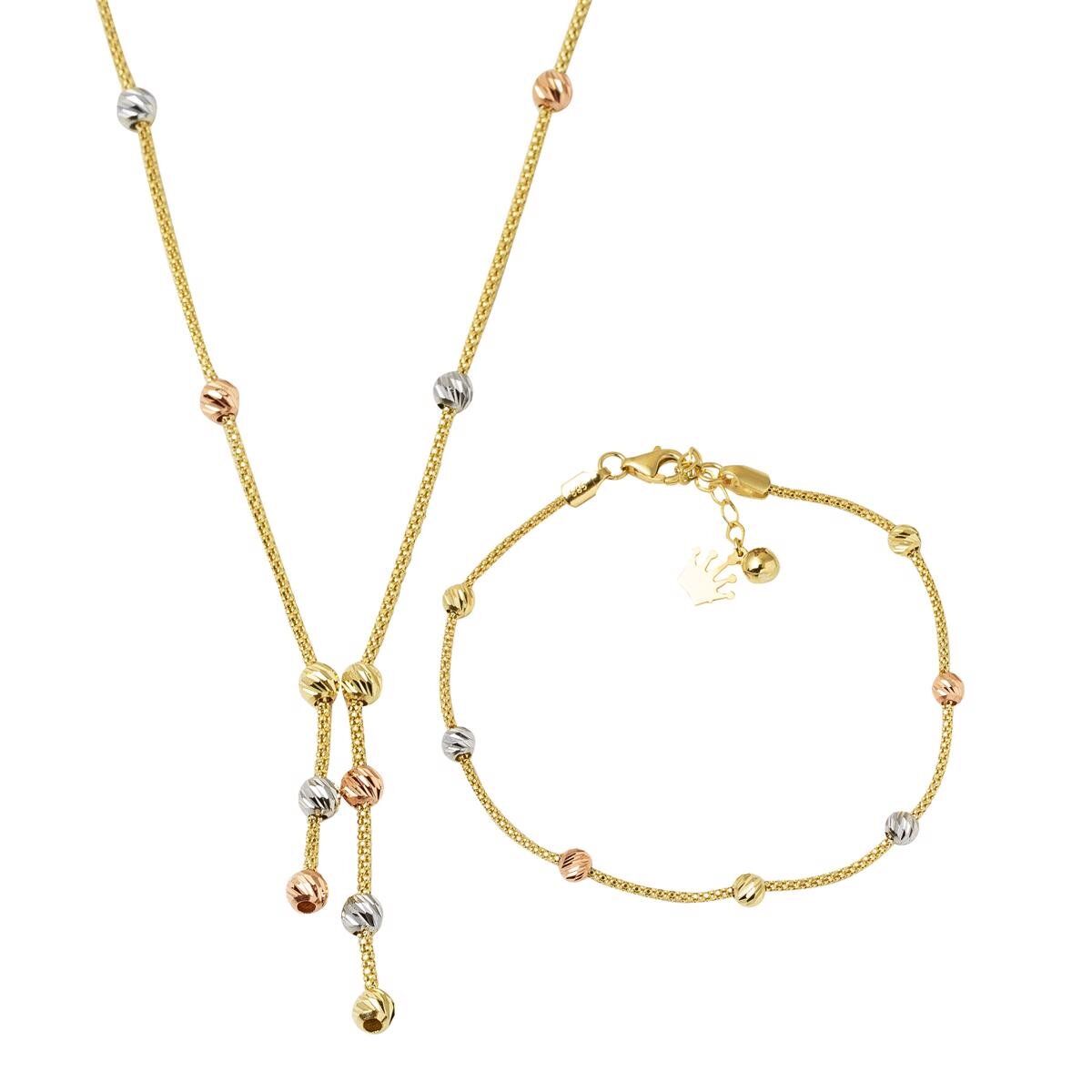 Süreyya Gerdanlık & Bileklik Altın Set