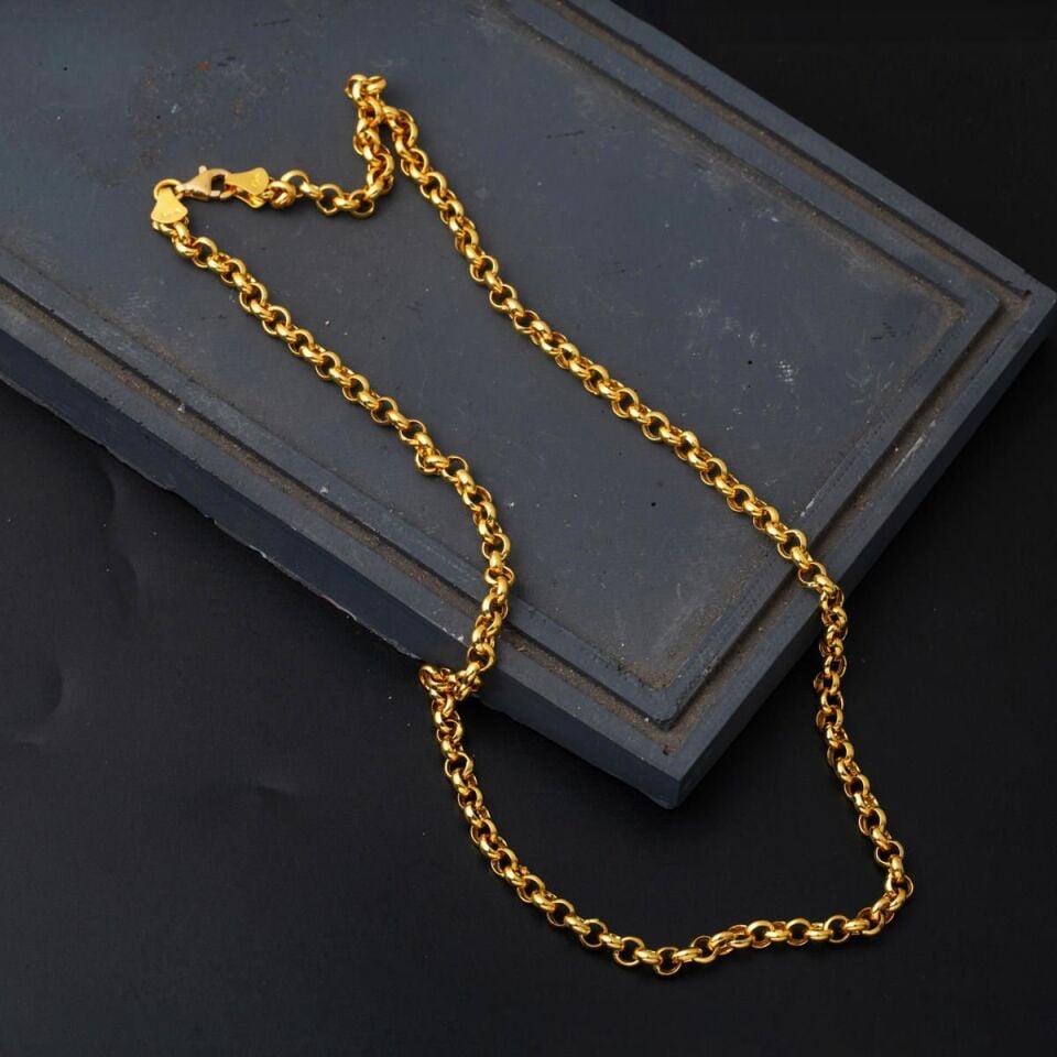 Doç 22 Ayar Altın Zincir 55 cm
