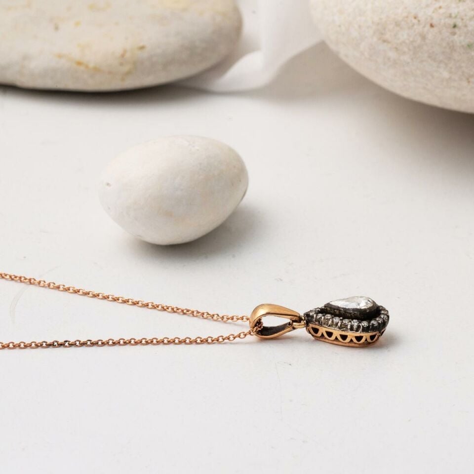 0,20 ct. Elmas Altın Kolye