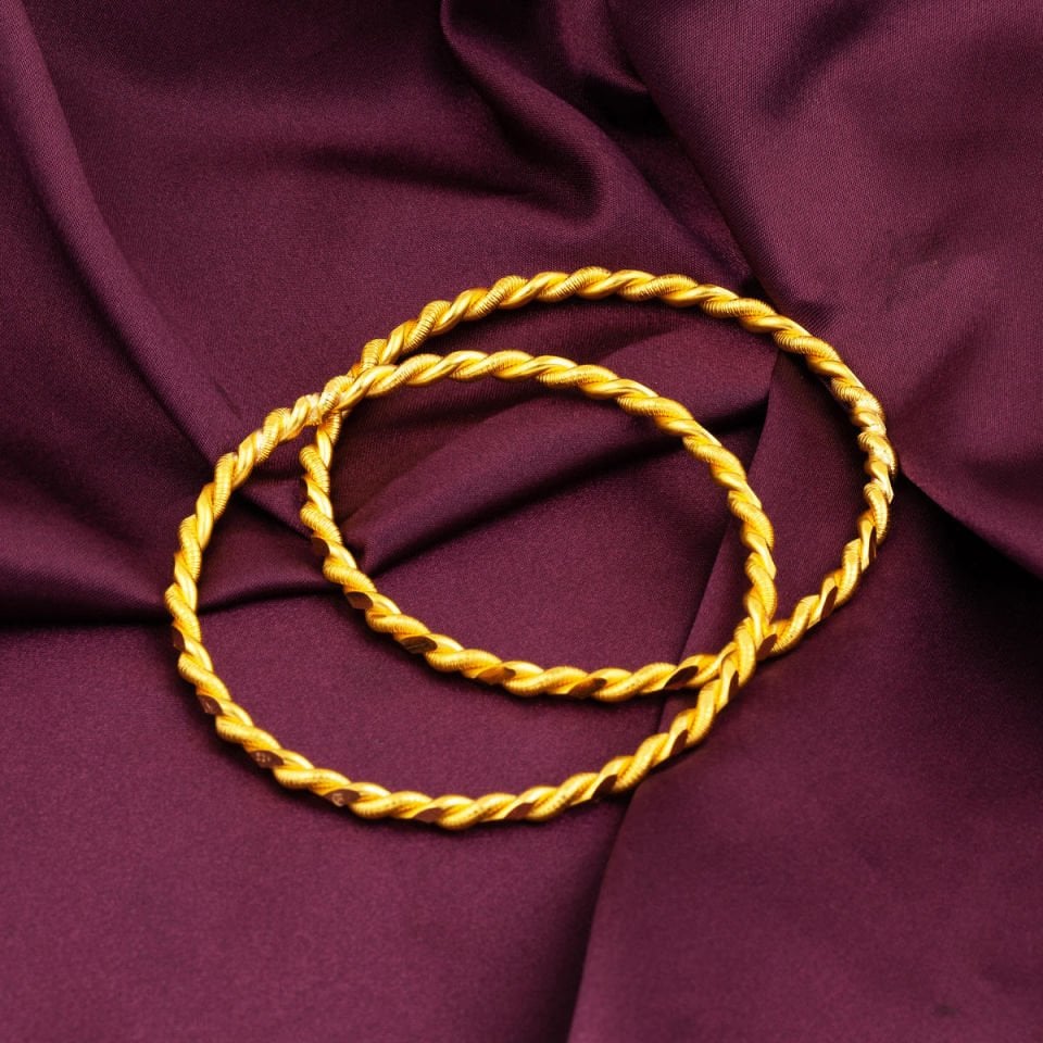 Burma 22 Ayar Altın Bilezik (3*15) 45 gr.