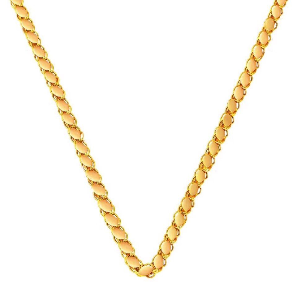 Halep 22 Ayar Altın Zincir 60 cm