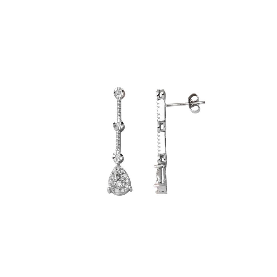 1,10 Karat Damla Pırlanta Takı Seti