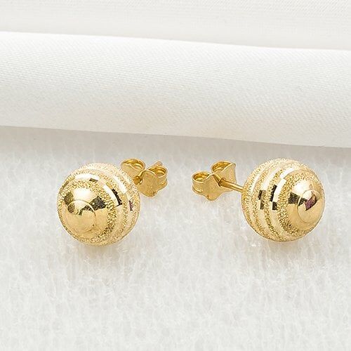 Arpaş Disko Topu 14 Ayar Altın Küpe