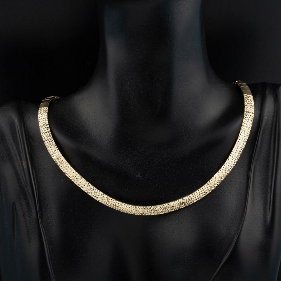 İtalyan 14 Ayar Altın Su Yolu Takı Seti