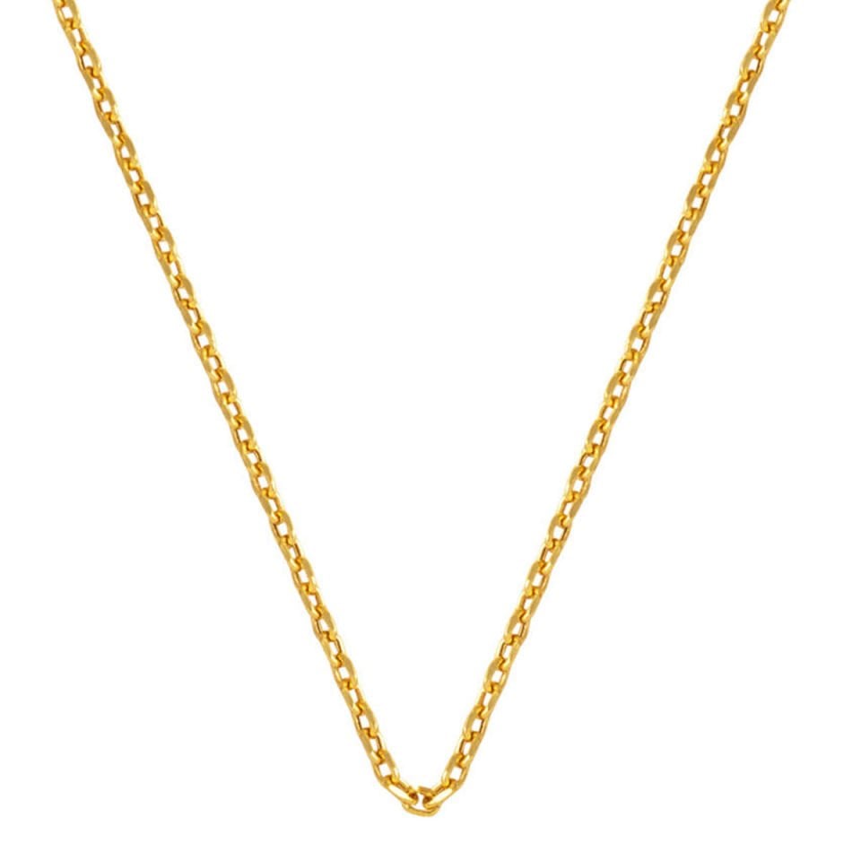 Force 14 Ayar Altın Zincir Kolye (2 mm Enli) 55 cm.