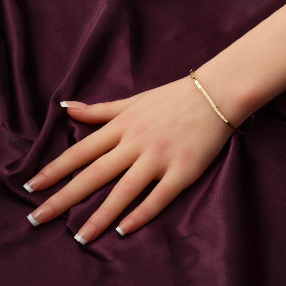 Taşsız Suyolu Altın Düğün Seti