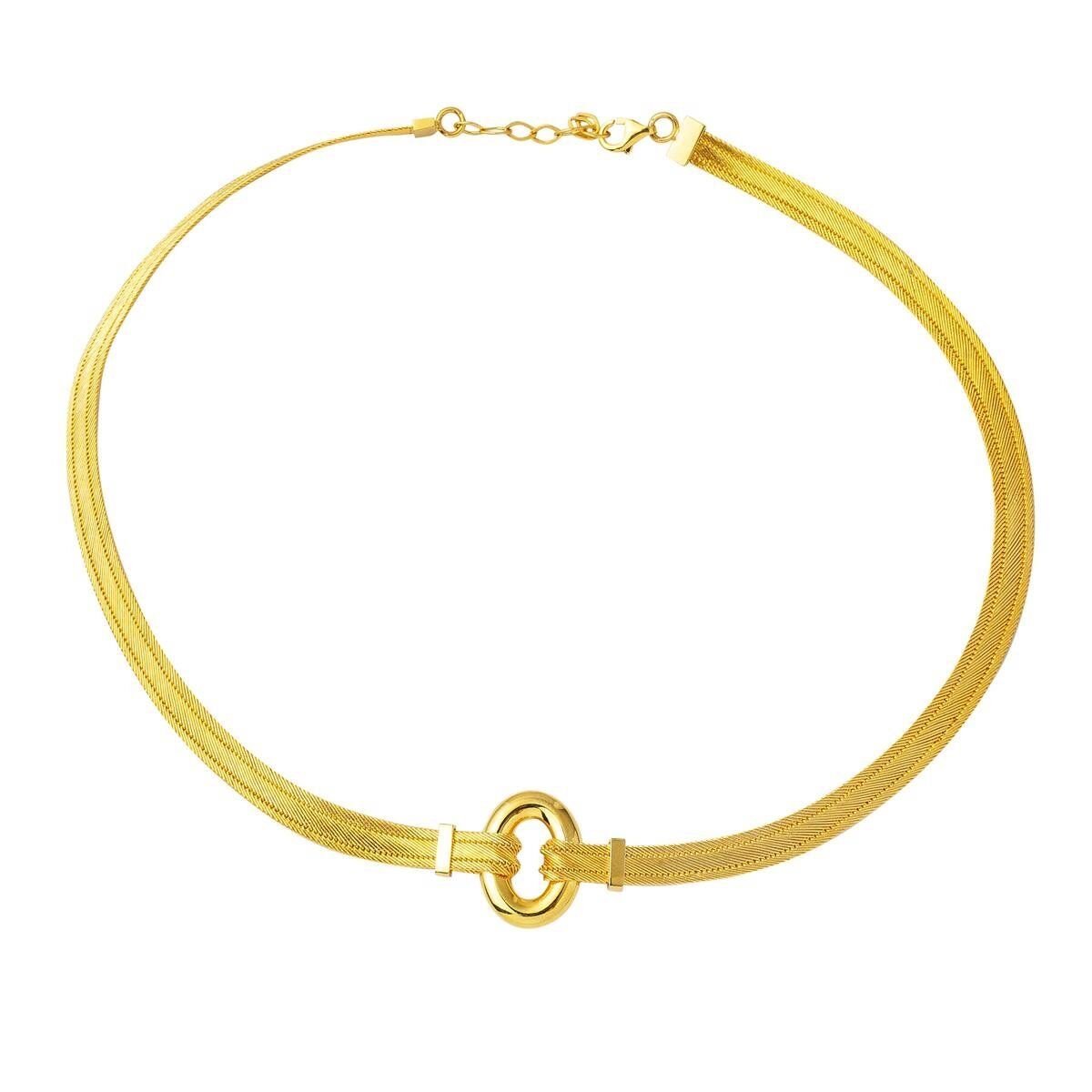 Duru Trabzon Hasırı Taşsız Altın Gerdanlık