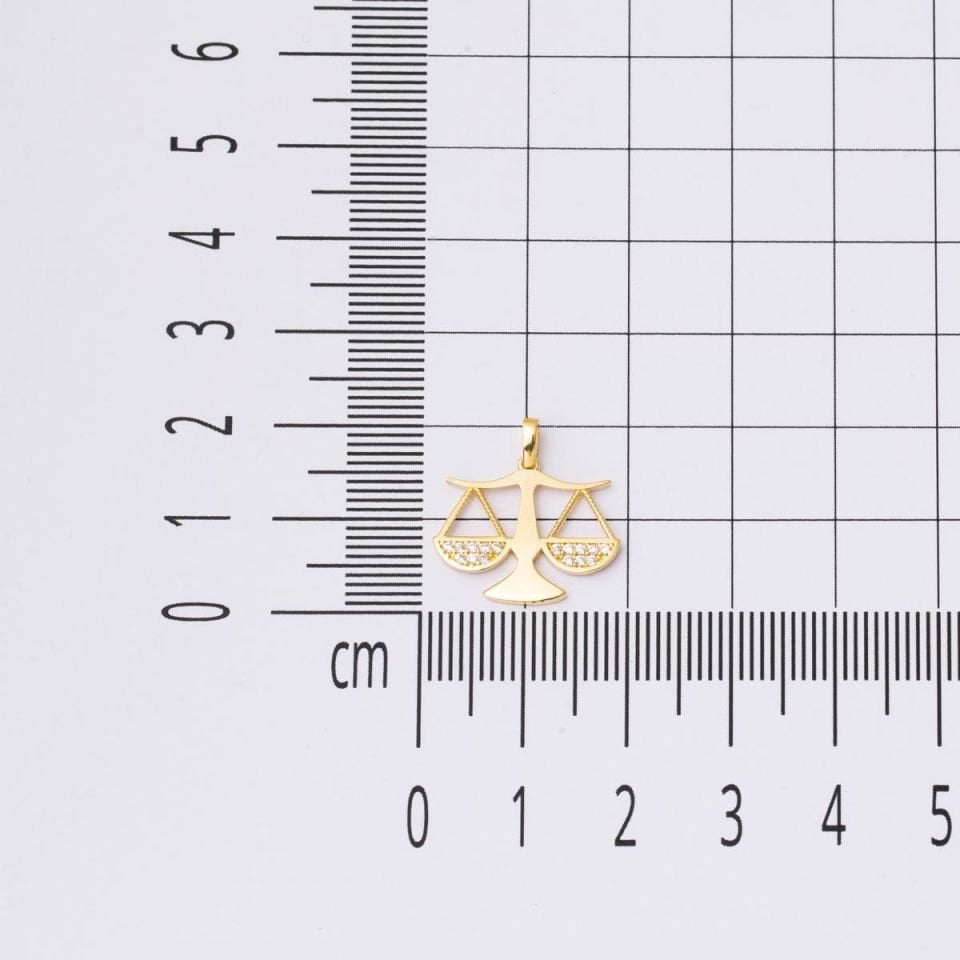 14 Ayar Altın Terazi Kolye