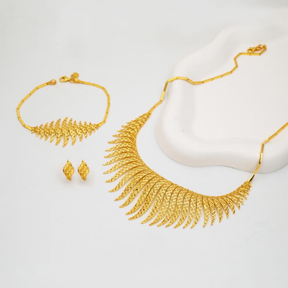 Sultani 14 Ayar Altın Düğün Seti