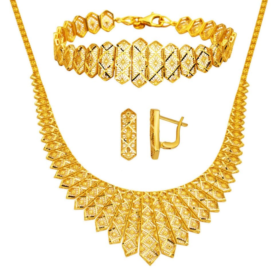 Neopatra 14 Ayar Altın Düğün Seti