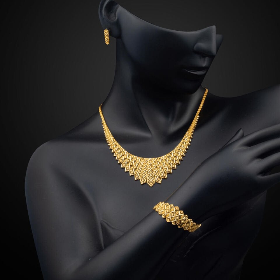 Neopatra 14 Ayar Altın Düğün Seti