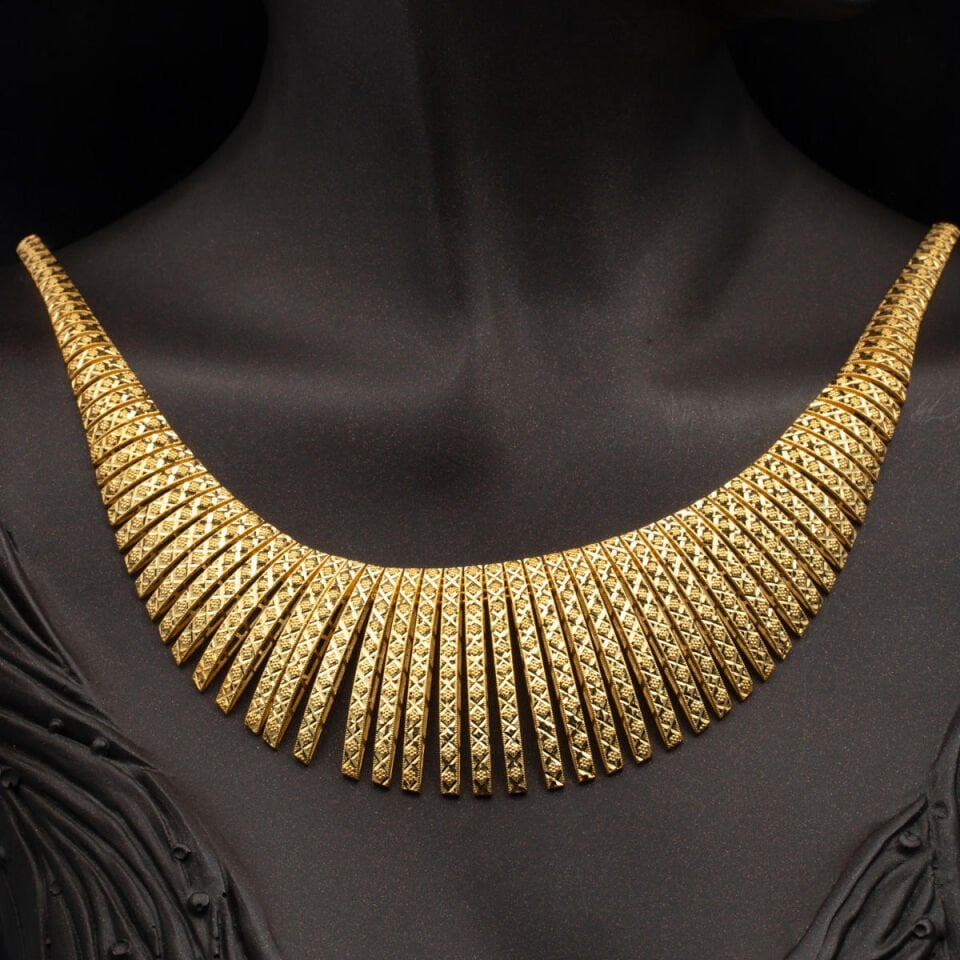 Aurapatra Işıltılı 14 Ayar Altın Takı Seti