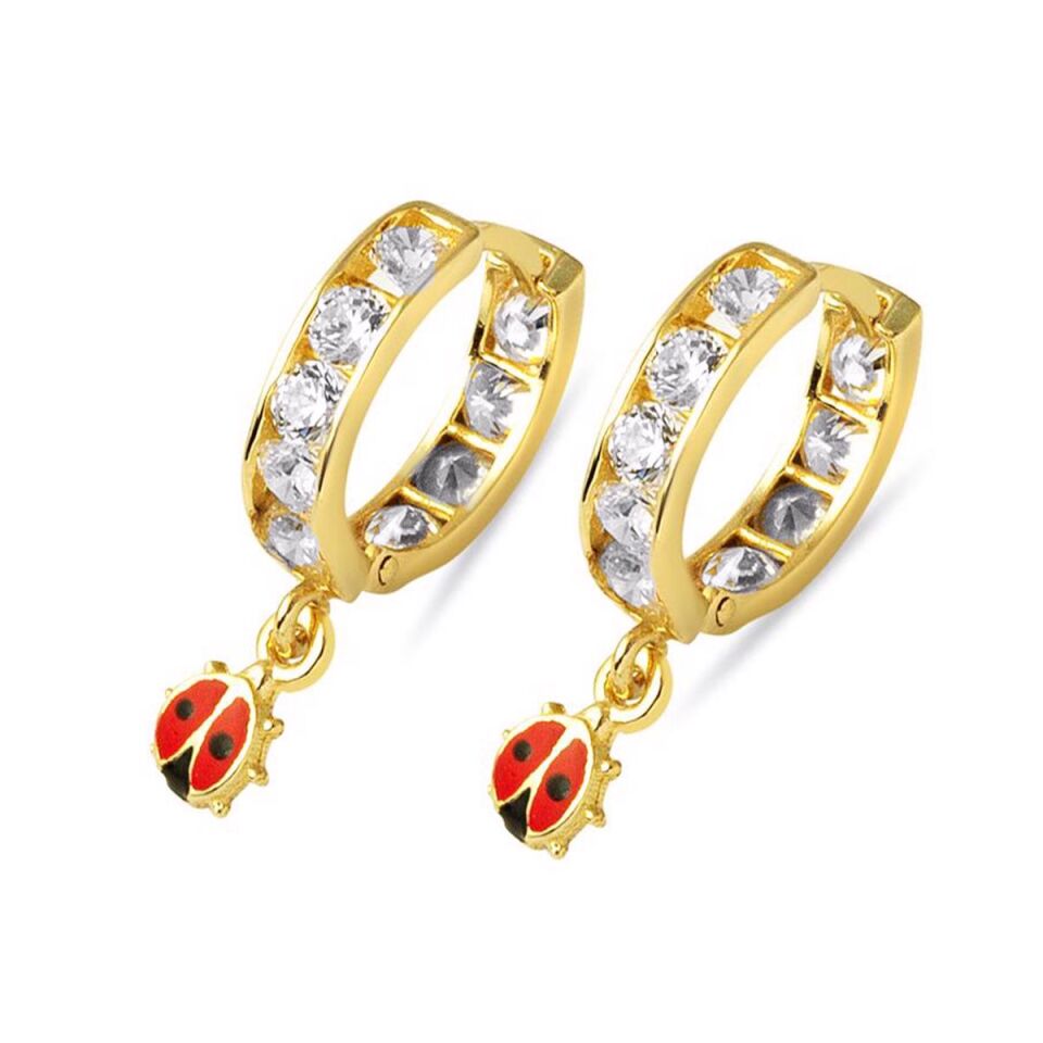 Sarkaç 14 Ayar Altın Çocuk Küpesi