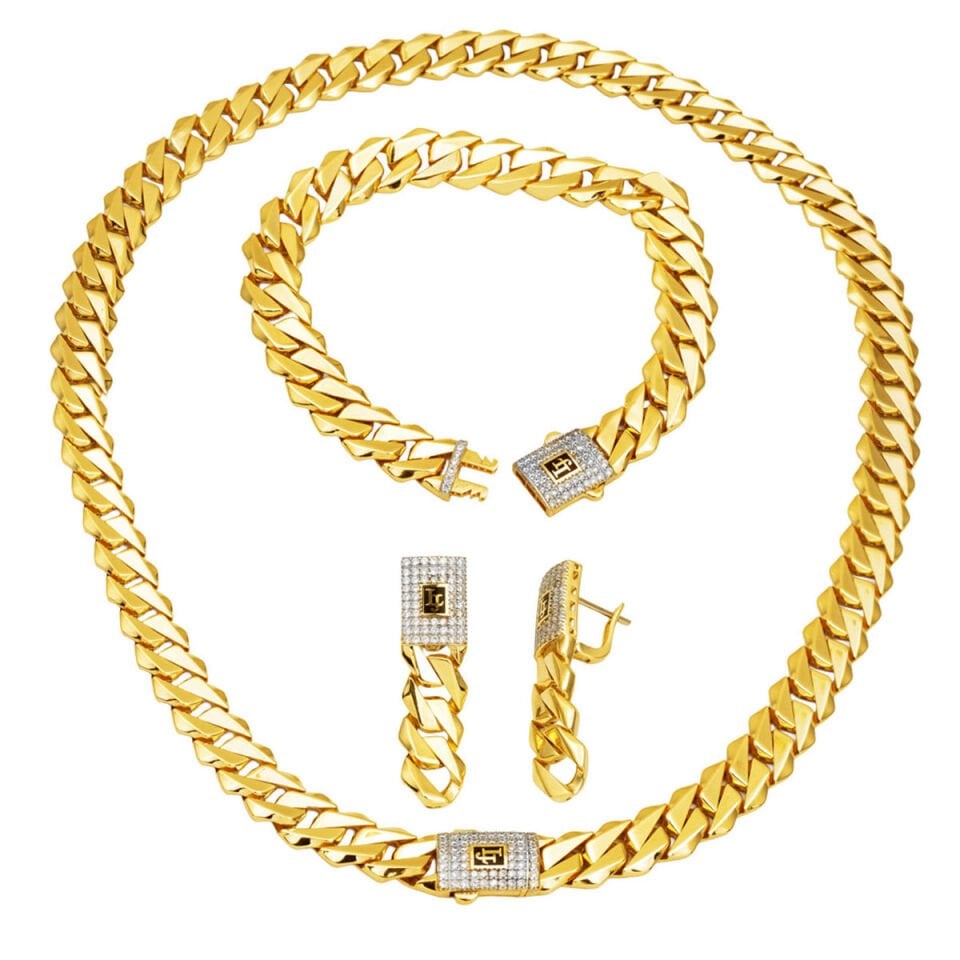 İtalyan Gurmet 14 Ayar Altın Takı Seti