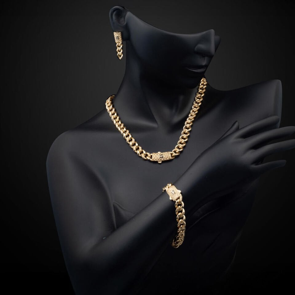 Yaşam Çiçeği 14 Ayar Altın Gurmet Takı Seti