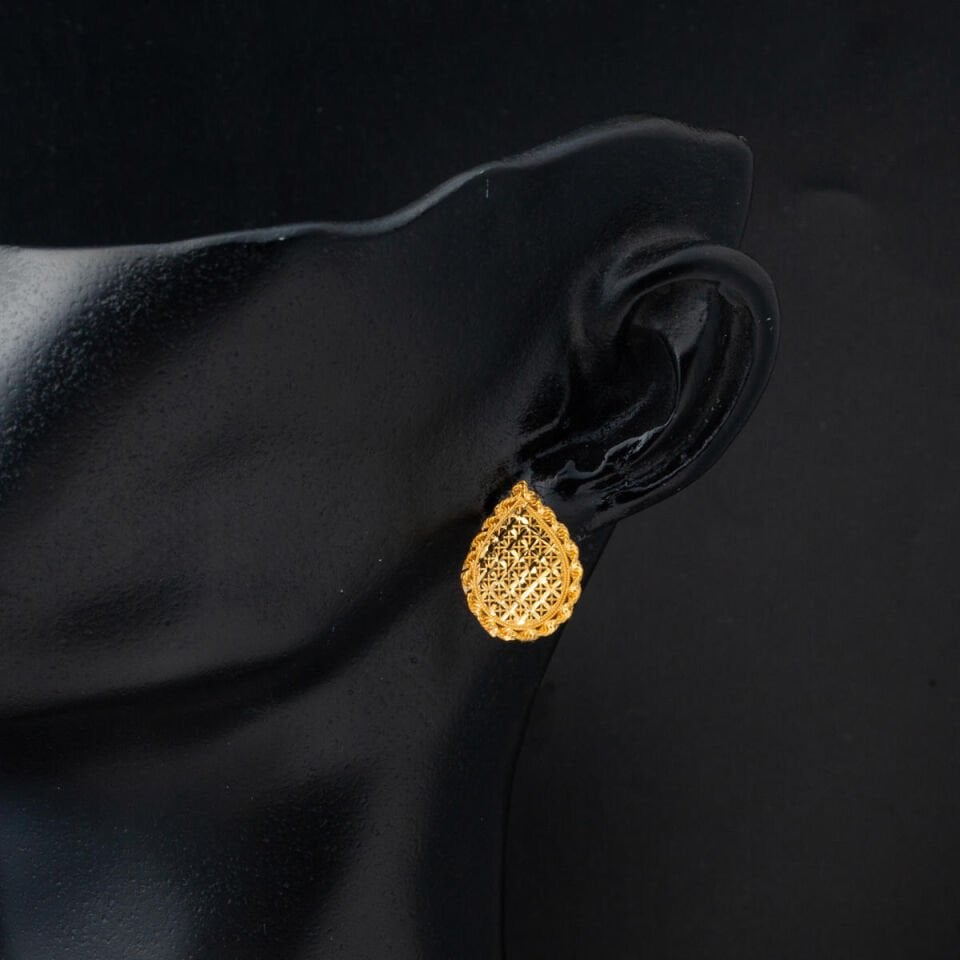 Damla Yaşam Çiçeği 22 Ayar Altın İkili Set