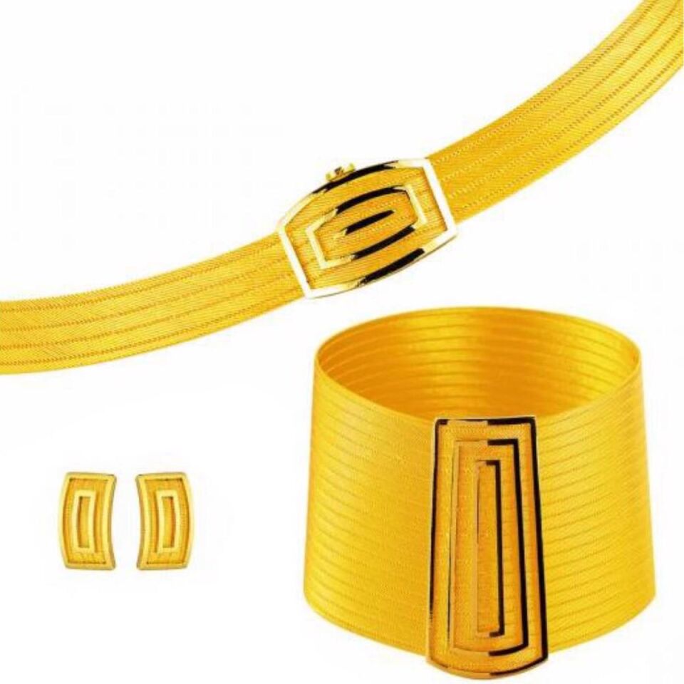 21 Sıralı Taşsız Trabzon Hasır Altın Set