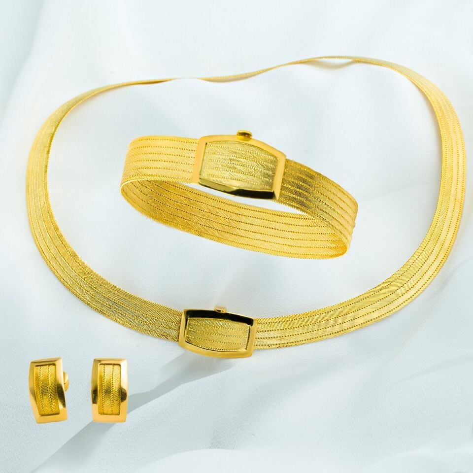 7 Sıralı Trabzon Hasır Altın Set