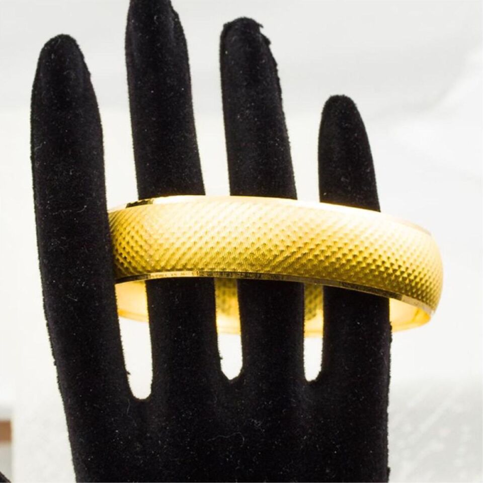 Setinalı Şarnel 22 Ayar Altın Bilezik 13 Gram