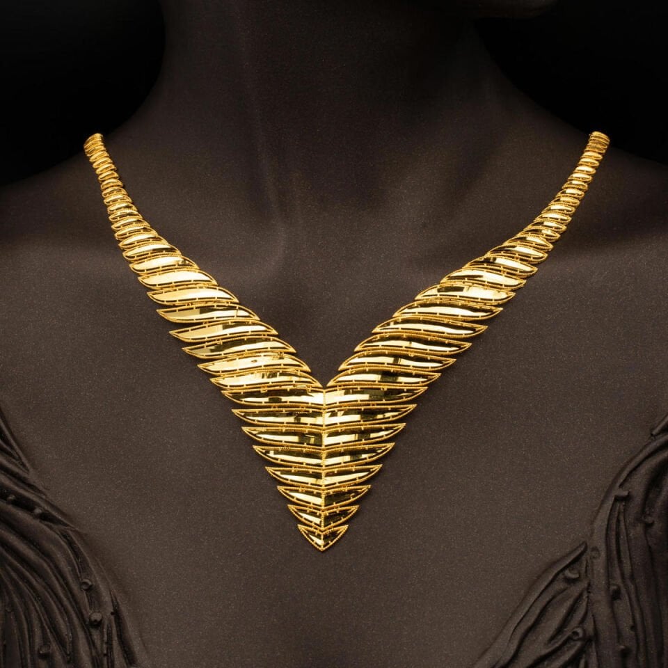 Taşsız 14 Ayar Altın Düğün Seti