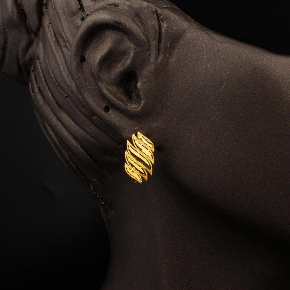 Taşsız 14 Ayar Altın Düğün Seti