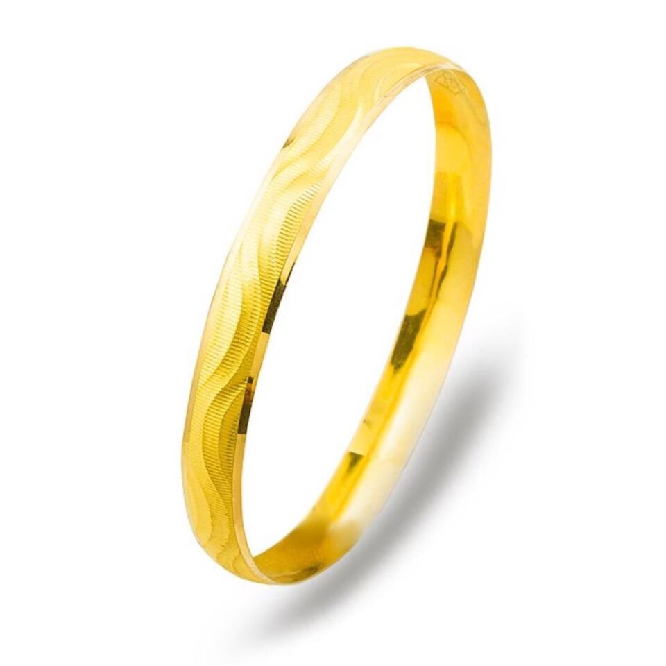 Dalgalı 22 Ayar Altın Bilezik 8,00 Gr.