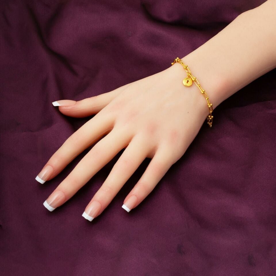 Tiffany 22 Ayar Altın Bileklik