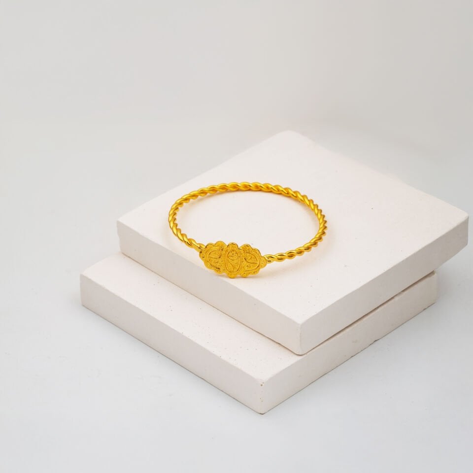 Erzurum Burma 22 Ayar Altın Bilezik 26 Gr.