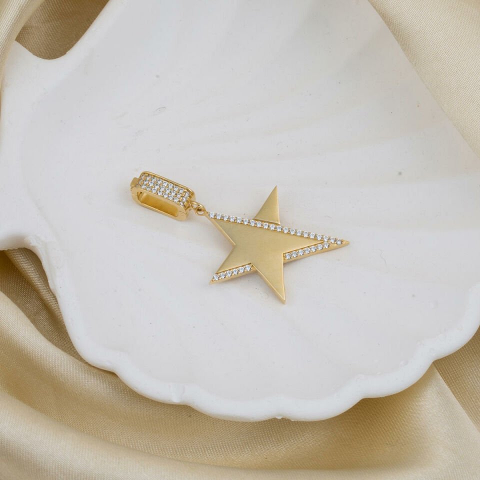 Yıldız Tasarım 14 Ayar Altın Kadın Kolye