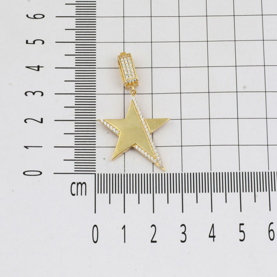 Yıldız Tasarım 14 Ayar Altın Kadın Kolye