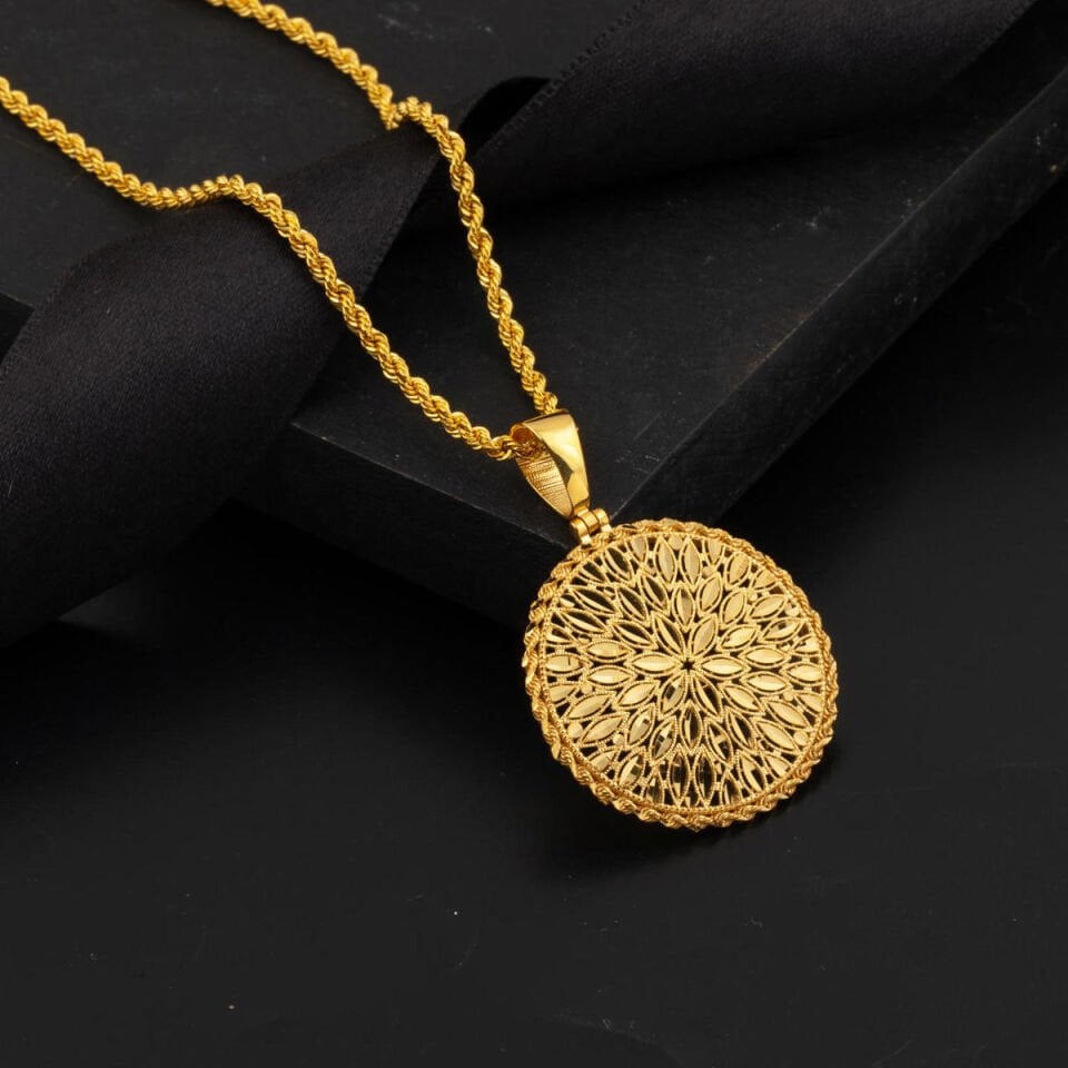 Yaşam Çiçeği 14 Ayar Altın Kolye