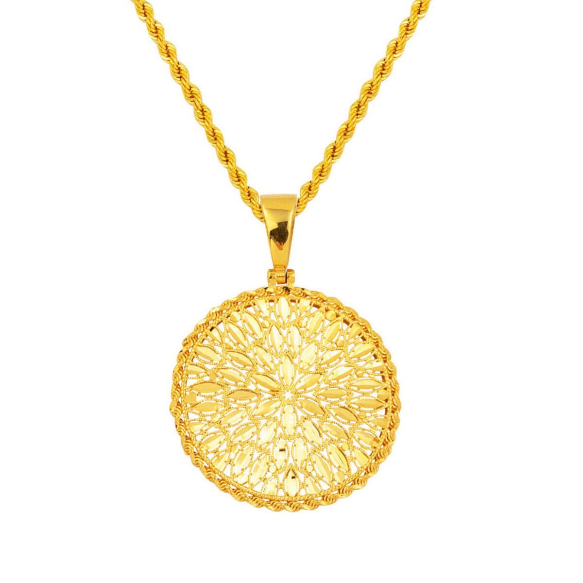 Yaşam Çiçeği 14 Ayar Altın Kolye