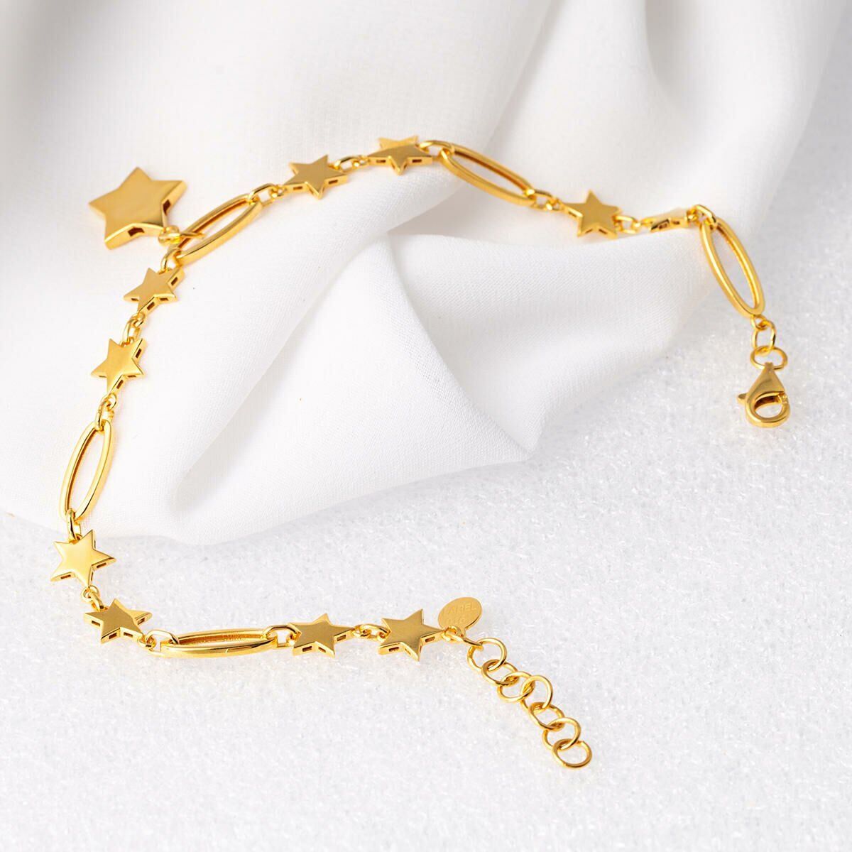 Yıldızlar 22 Ayar Altın Bileklik