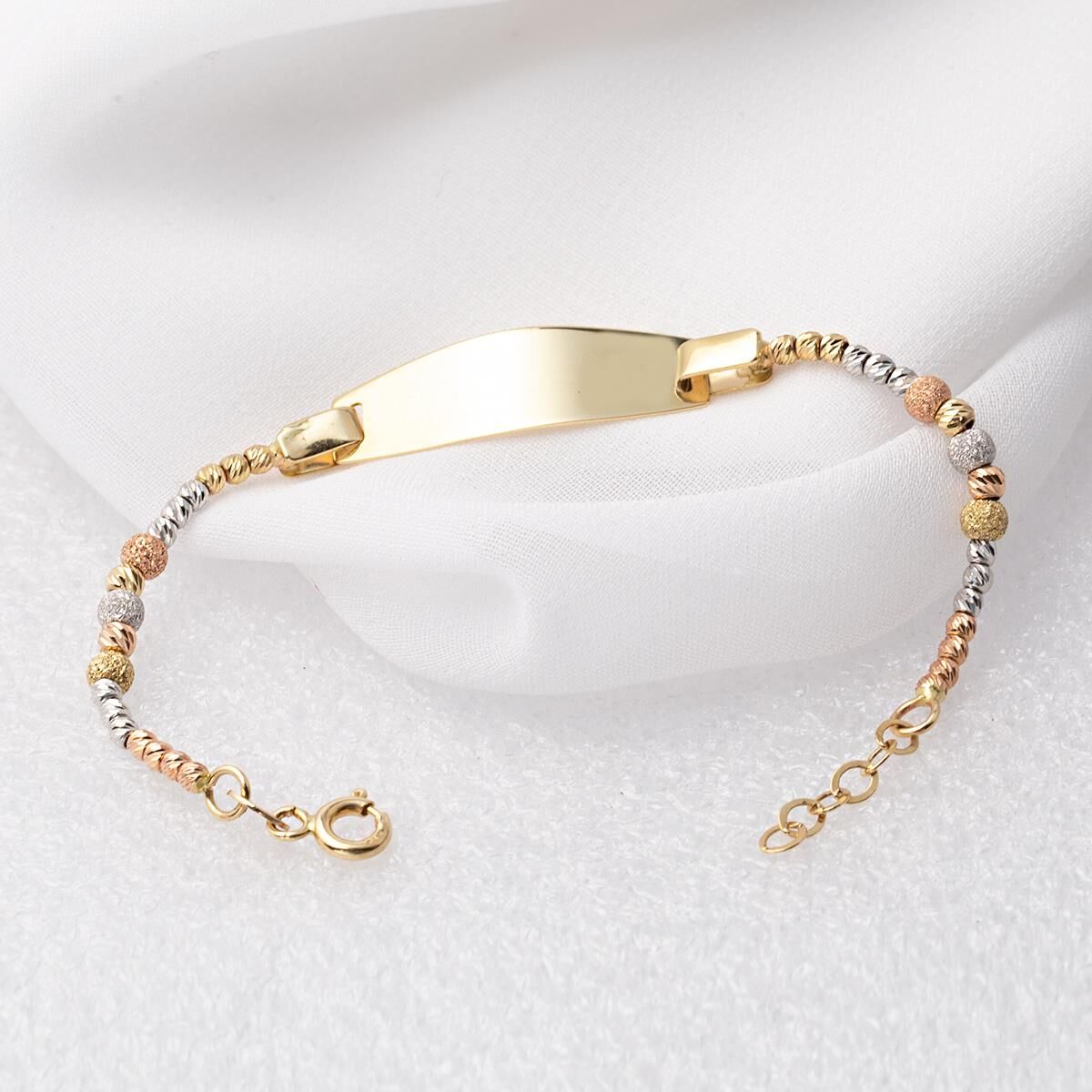 Dorika İsimlikli Altın Bebek Bilekliği