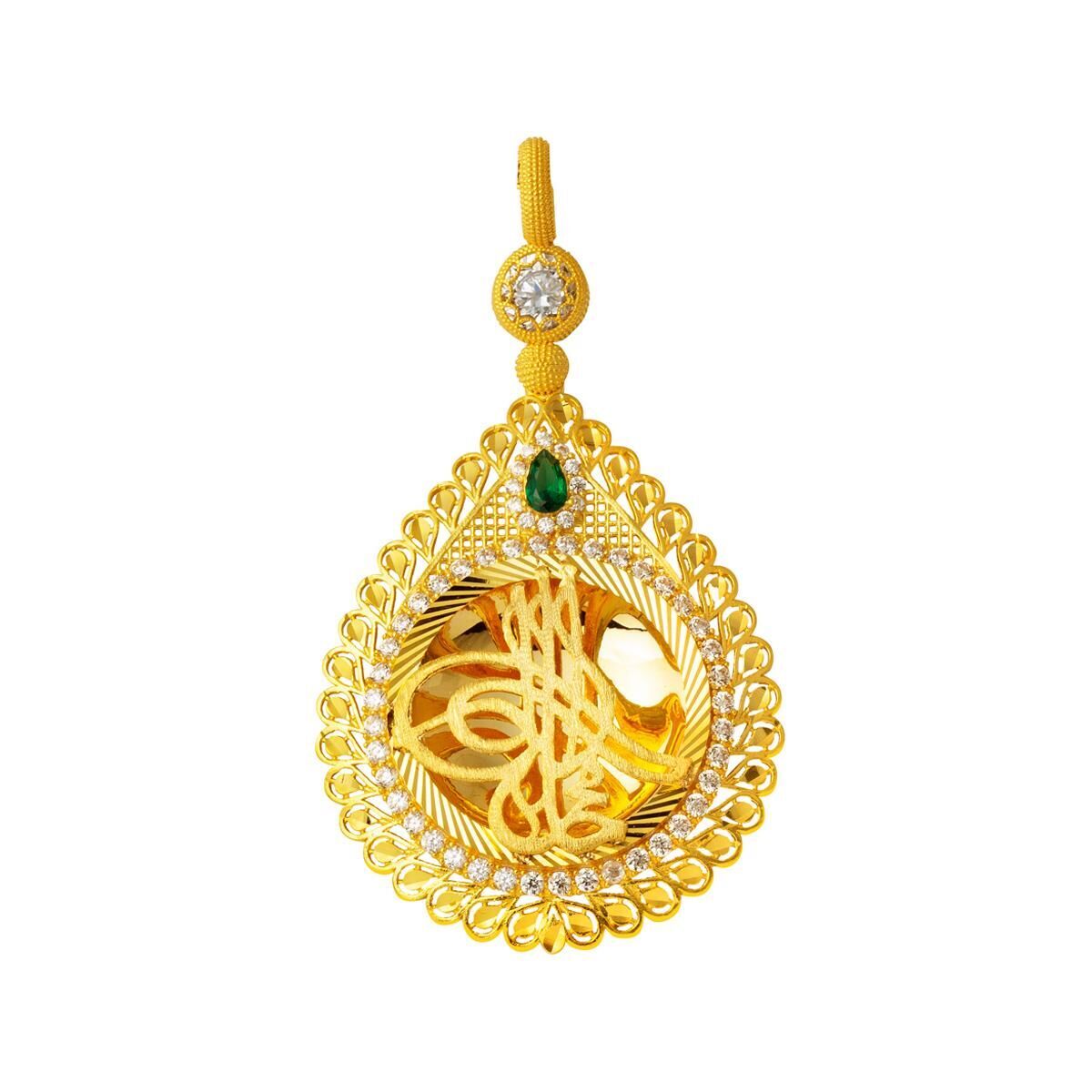 Damla Tuğra 8 Ayar Altın Kolye Ucu