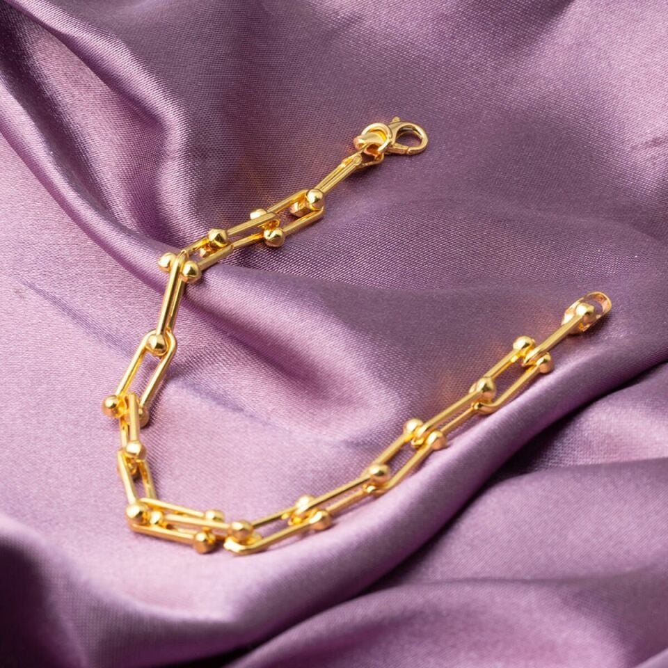 Tiffany 22 Ayar Toplu Altın Bileklik