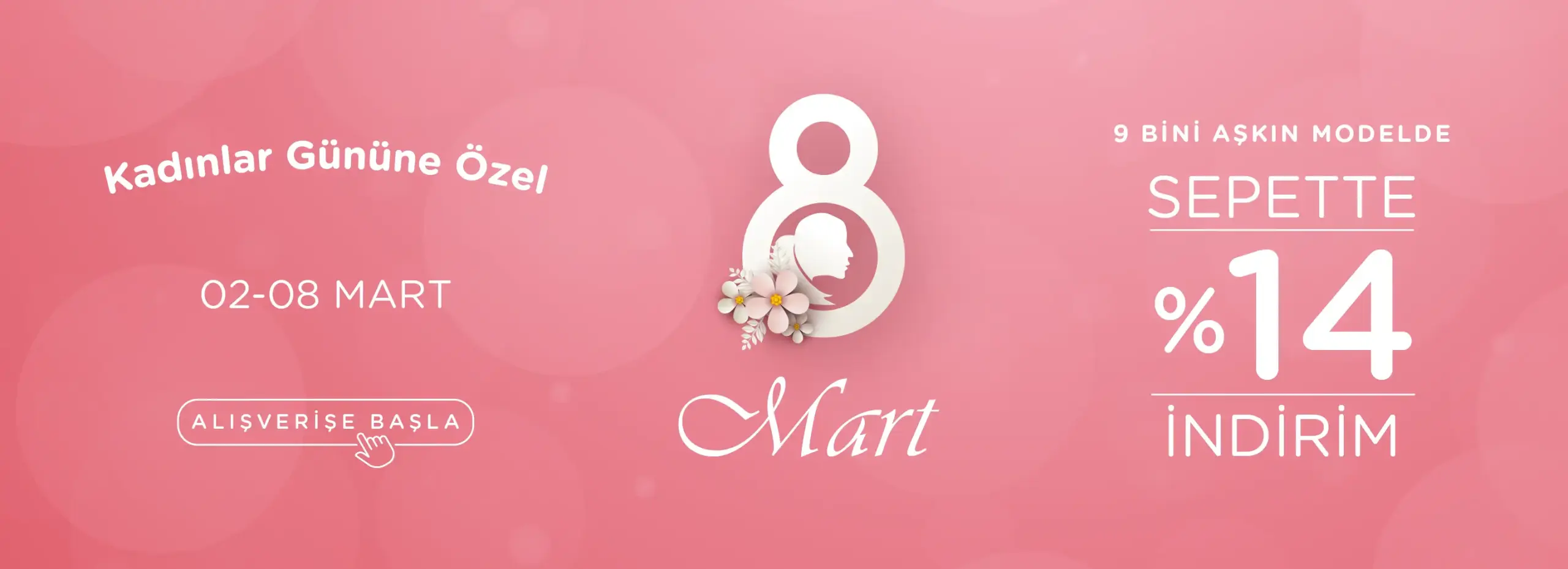 kadınlar gününe özel indirim fırsatları