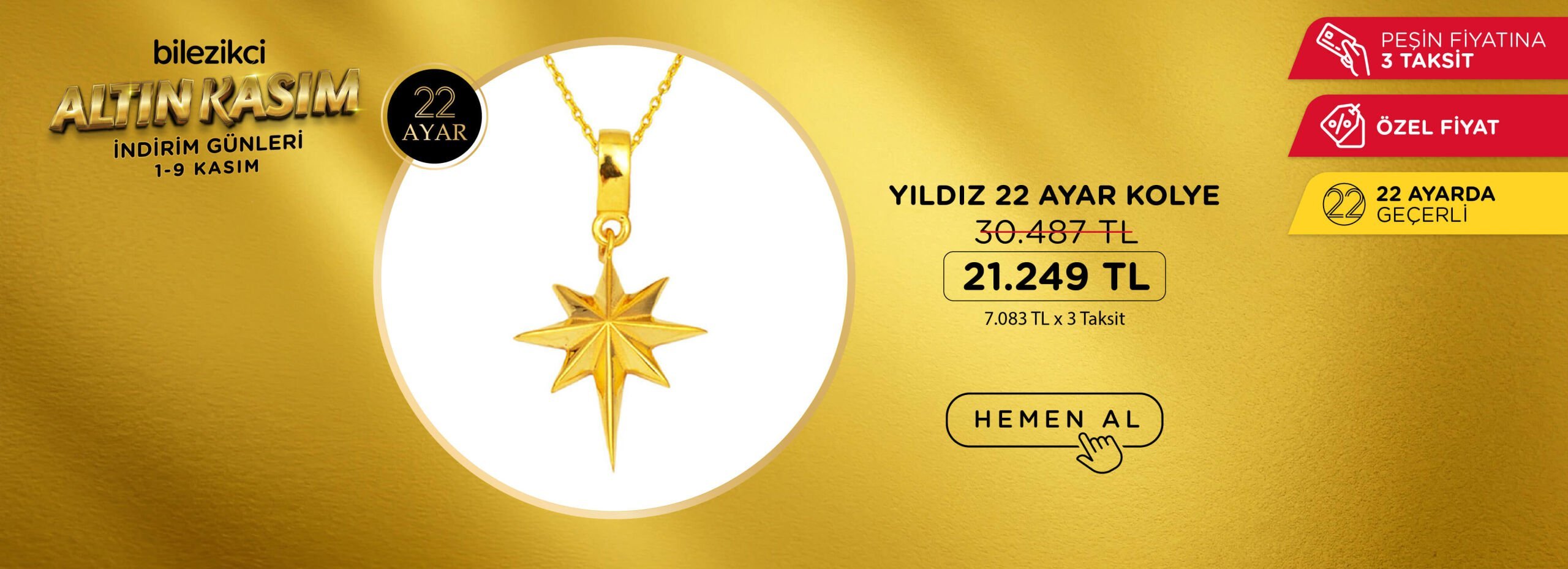 çok satan indirimli 22 ayar ürünler