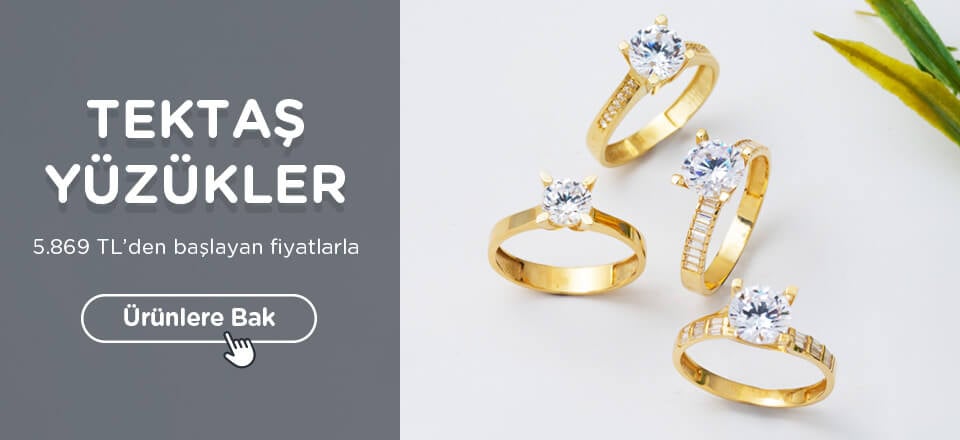 tektaş altın yüzük modelleri ve fiyatları