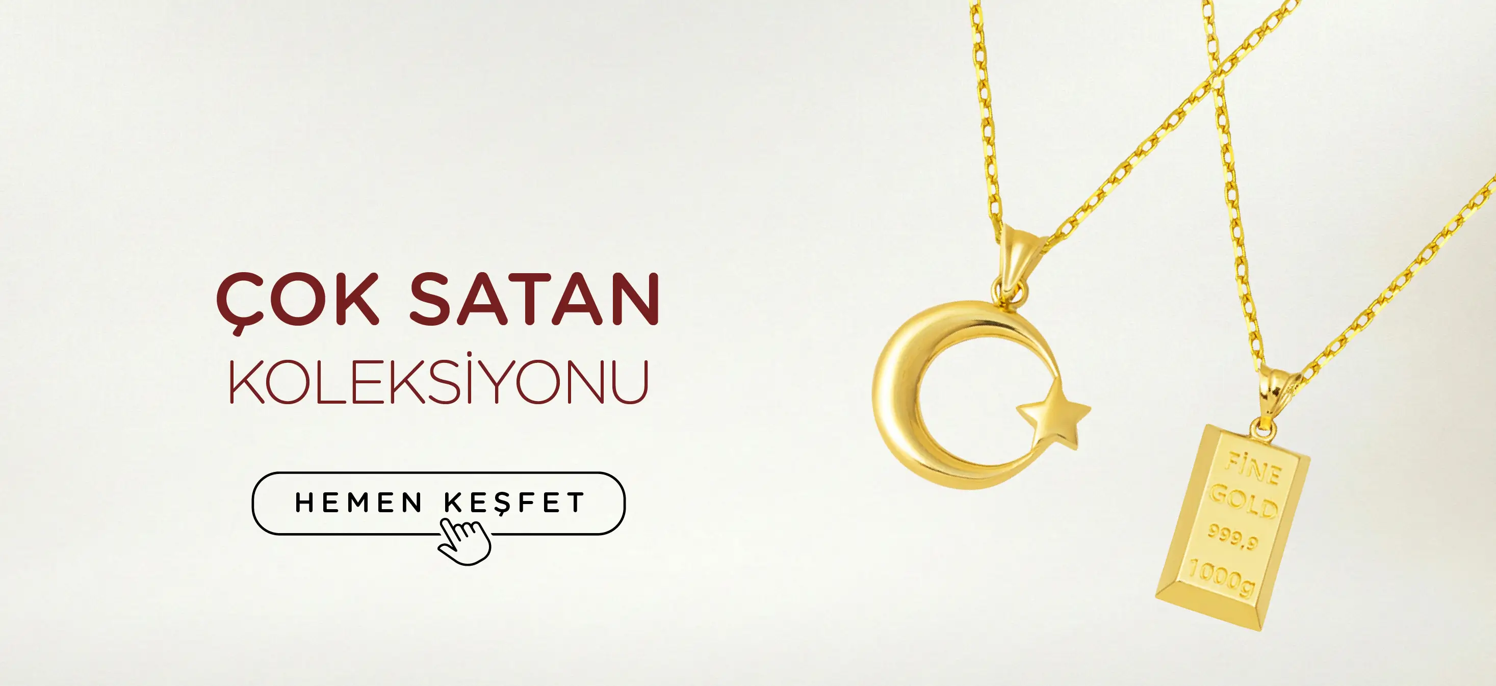 Çok satan popüler altın takı koleksiyonu