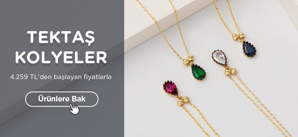 tektaş altın kolye modelleri ve fiyatları