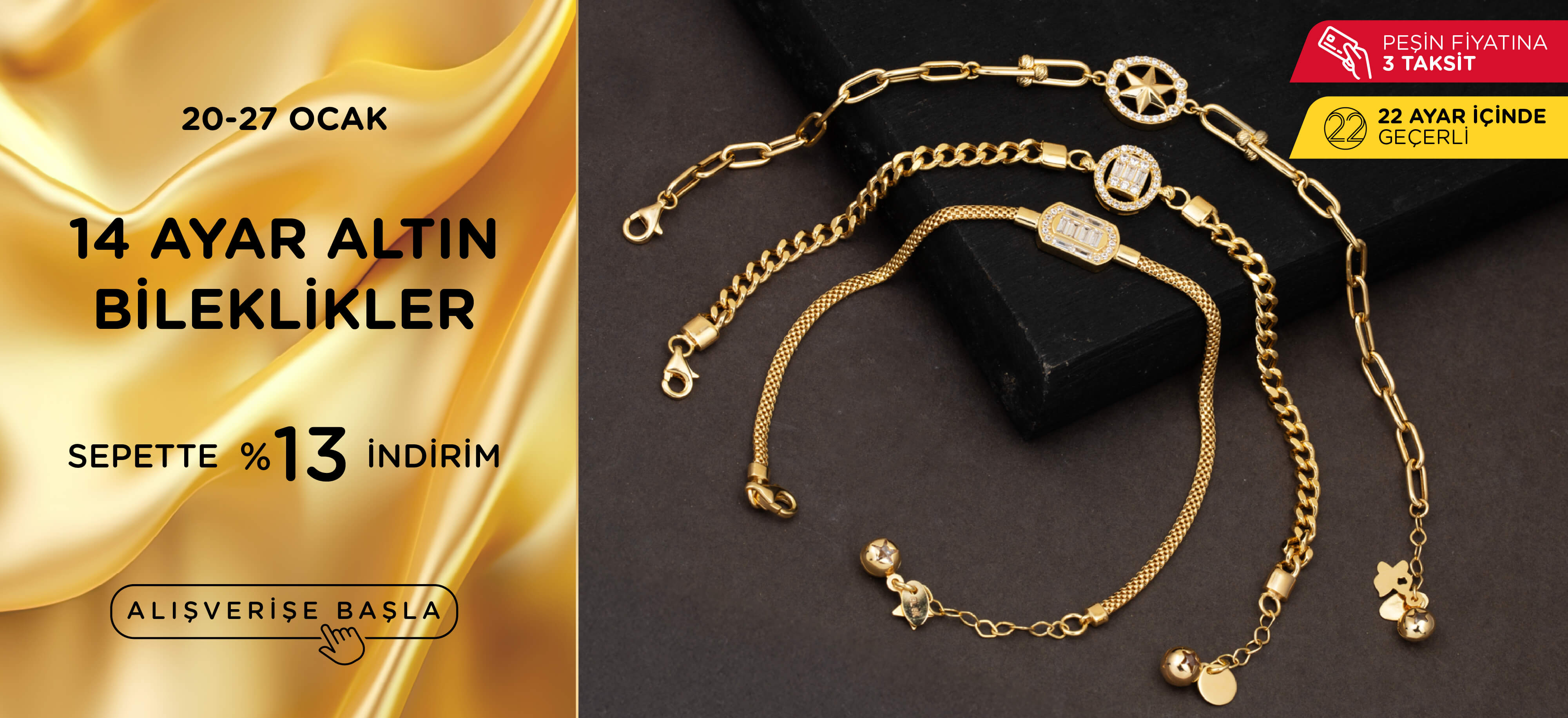 indirimli 14 ayar bileklik modelleri ve fiyatları