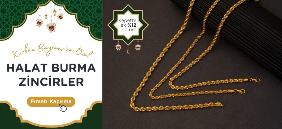 halat burma altın zincir kolye modelleri ve fiyatları