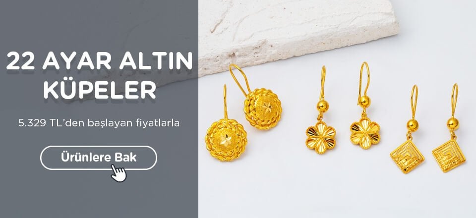 22 ayar altın küpe modelleri ve fiyatları