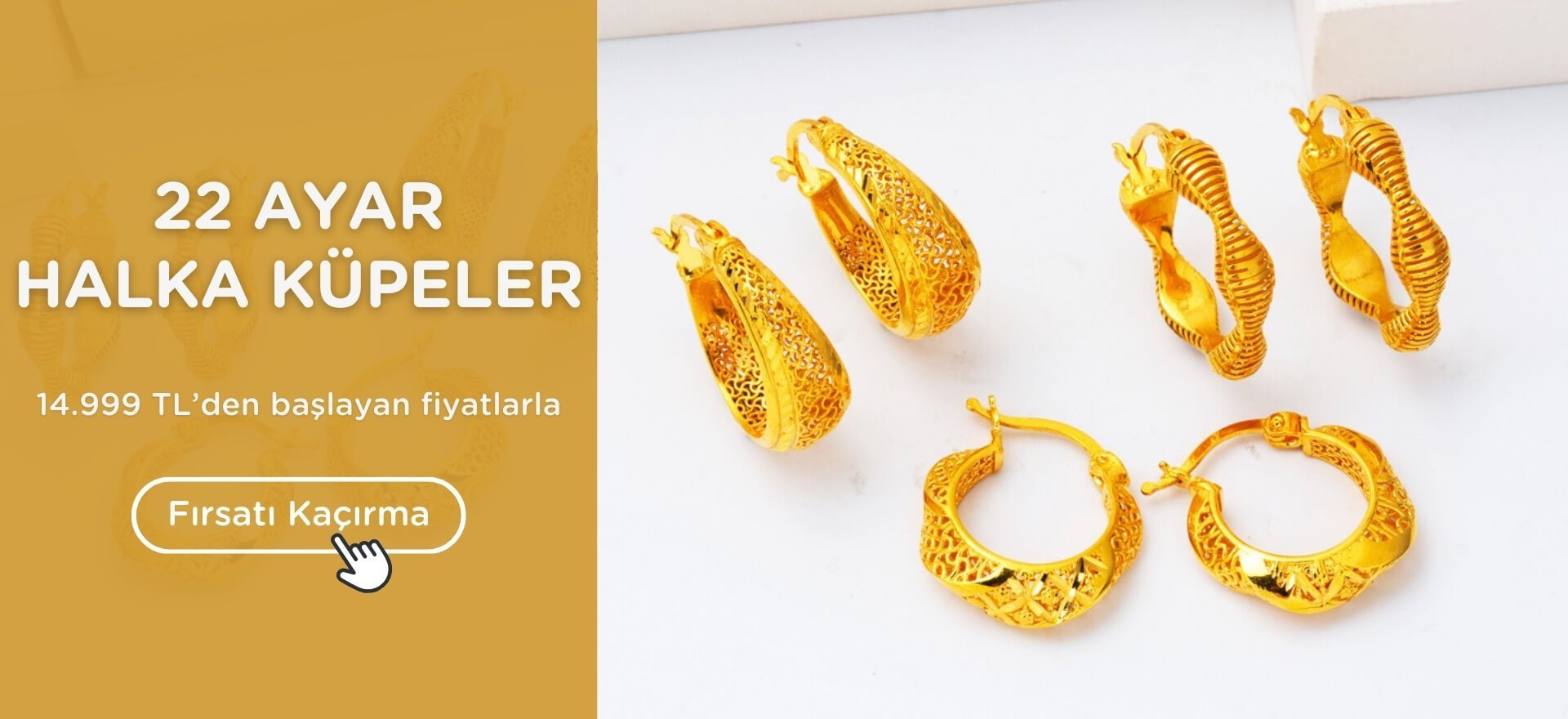 22 ayar altın halka küpe modelleri ve fiyatları