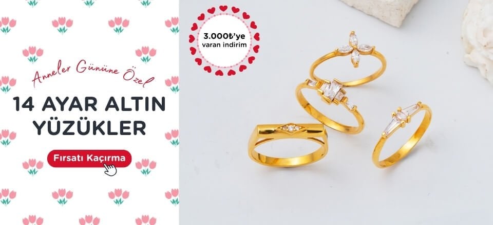 14 ayar altın yüzük modelleri ve fiyatları