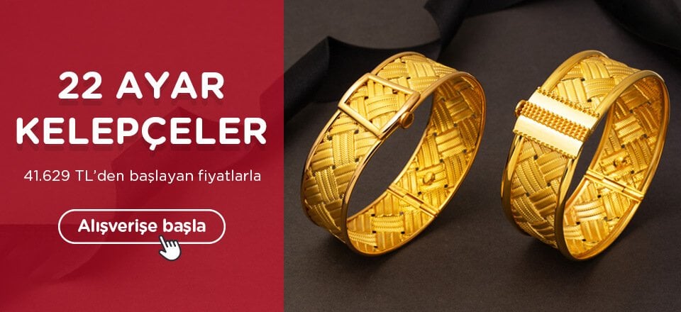 22 ayar altın kelepçe bilezik modelleri ve fiyatları