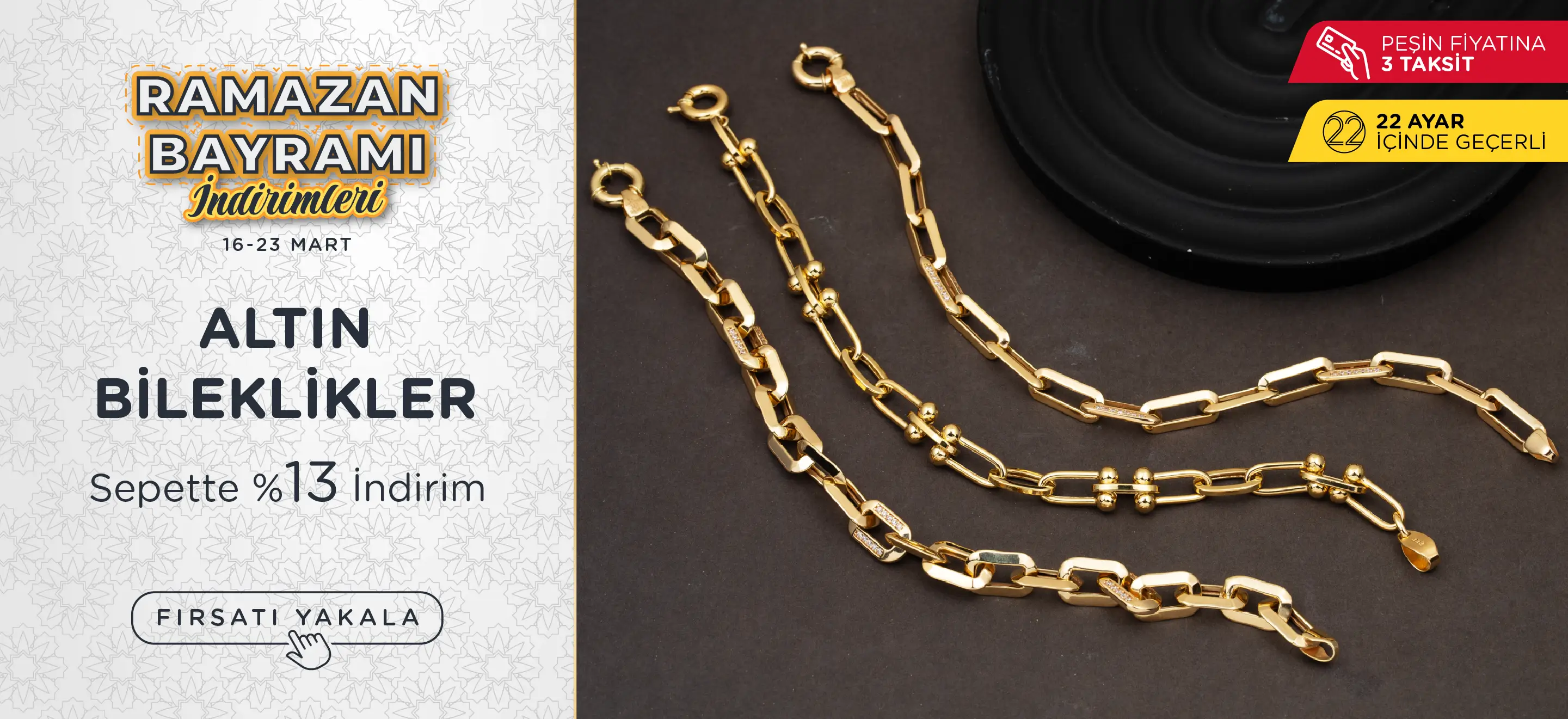ramazana özel indirimli altın bileklik modelleri