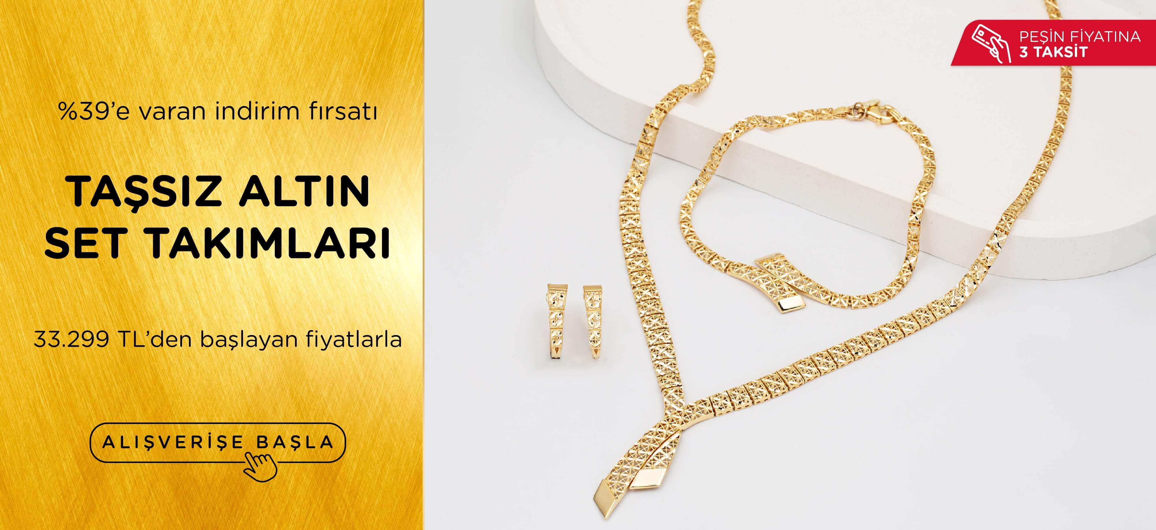 Taşsız Takı Seti Modelleri ve Fiyatları