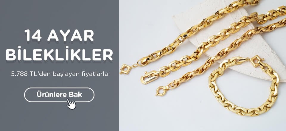 14 ayar altın bileklik modelleri ve fiyatları